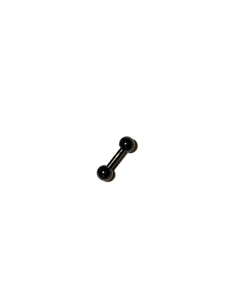MORPH(モルフ)の「MORPH モルフ バーベルボディーピアス 14ゲージ 6mm~18mm(ピアス(片耳用)・メンズ・ブラック・6/8/10/12/14/16/18)」の3枚目の写真