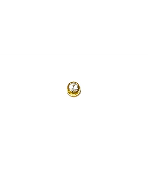 MORPH(モルフ)の「MORPH モルフ スワロフスキーボディピアスキャッチ 14ゲージ 5mm GOLD(ピアス(片耳用)・メンズ・クリア/バイオレット/スカイブルー/ライトピンク/ラベンダー/レッド/ブルー/レインボー/エメラルド/ライトグリーン/ブラック/ローズ・5)」の11枚目の写真