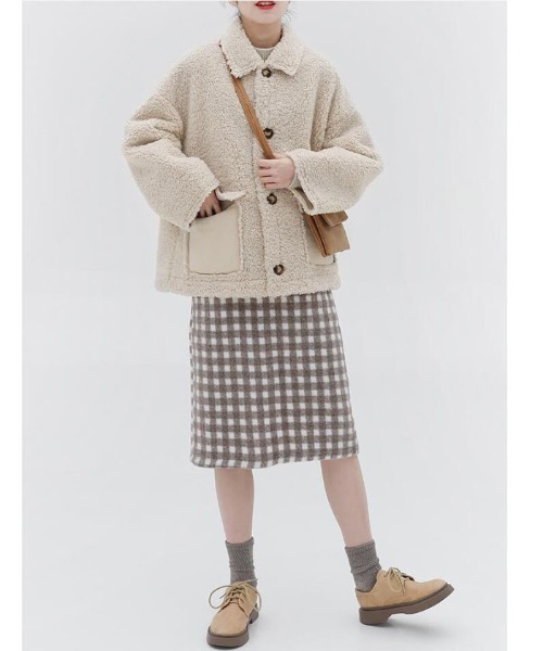 セール ボアシングルpコート ピーコート Ritzy リッツィー のファッション通販 Zozotown