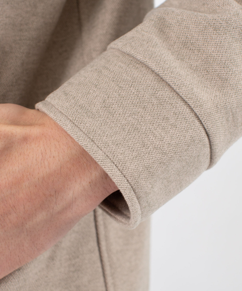 ABAHOUSE（アバハウス）の「ストレッチ メルトン Wzip ブルゾン（ブルゾン・メンズ・グレイッシュベージュ/チャコールグレー/オレンジ/グリーン・48/46/44）」の11枚目の写真