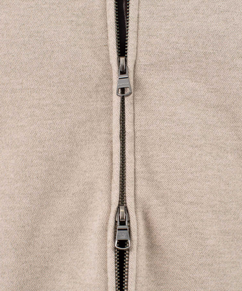 ABAHOUSE（アバハウス）の「ストレッチ メルトン Wzip ブルゾン（ブルゾン・メンズ・グレイッシュベージュ/チャコールグレー/オレンジ/グリーン・48/46/44）」の15枚目の写真