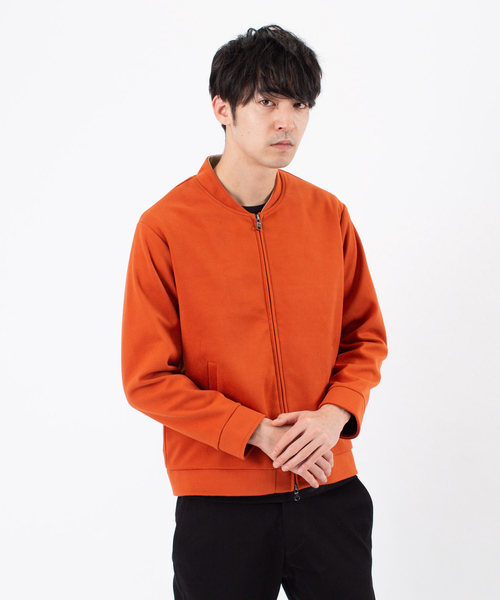 ABAHOUSE（アバハウス）の「ストレッチ メルトン Wzip ブルゾン（ブルゾン・メンズ・グレイッシュベージュ/チャコールグレー/オレンジ/グリーン・48/46/44）」の22枚目の写真