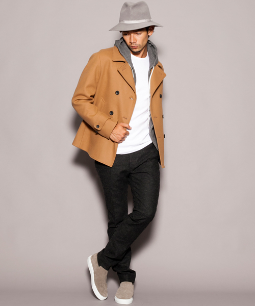 BEAUTY&YOUTH UNITED ARROWS（ビューティーアンドユースユナイテッドアローズ）の「【WEB限定】by ∴ ホームスパン ノープリーツ スキニー パンツ◆（スラックス・メンズ・グレー/ダークグレー/ネイビー・SMALL/X-LARGE/MEDIUM/LARGE）」の4枚目の写真