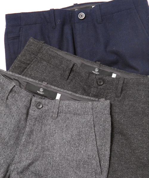 BEAUTY&YOUTH UNITED ARROWS（ビューティーアンドユースユナイテッドアローズ）の「【WEB限定】by ∴ ホームスパン ノープリーツ スキニー パンツ◆（スラックス・メンズ・グレー/ダークグレー/ネイビー・SMALL/X-LARGE/MEDIUM/LARGE）」の8枚目の写真