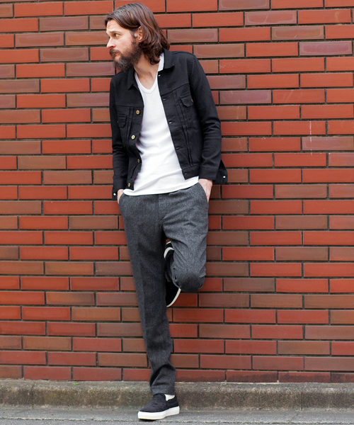 BEAUTY&YOUTH UNITED ARROWS（ビューティーアンドユースユナイテッドアローズ）の「【WEB限定】by ∴ ホームスパン ノープリーツ スキニー パンツ◆（スラックス・メンズ・グレー/ダークグレー/ネイビー・SMALL/X-LARGE/MEDIUM/LARGE）」の19枚目の写真