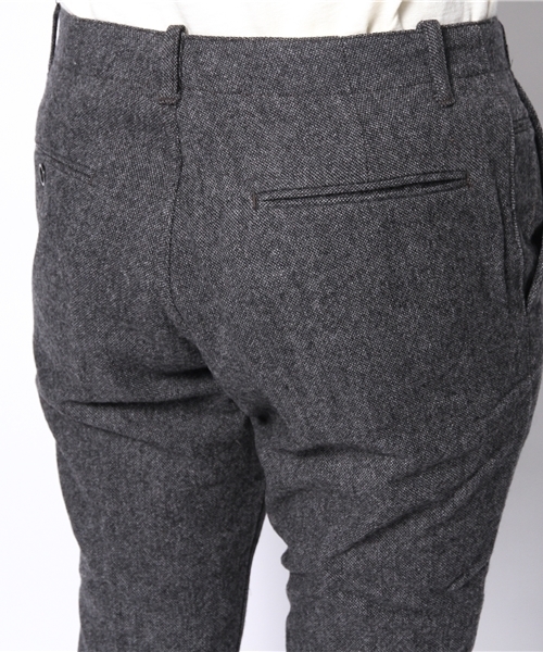 BEAUTY&YOUTH UNITED ARROWS（ビューティーアンドユースユナイテッドアローズ）の「【WEB限定】by ∴ ホームスパン ノープリーツ スキニー パンツ◆（スラックス・メンズ・グレー/ダークグレー/ネイビー・SMALL/X-LARGE/MEDIUM/LARGE）」の21枚目の写真