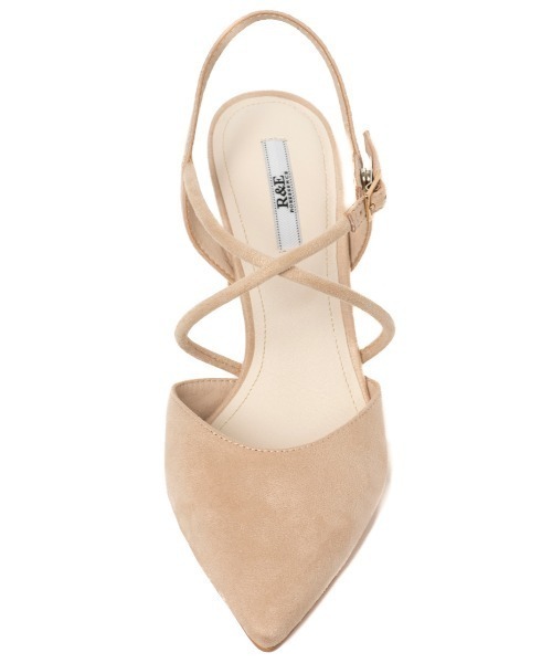 R&E(アールアンドイー)の「【R&E】クロスストラップスティックヒールパンプス(パンプス・レディース・アイボリー/ブラック系その他/ベージュ系その他/ブラック系その他2/ベージュ系その他2/ピンクベージュ/ネイビー/ブラック・22.5cm/23.5cm/24.5cm/23.0cm/24.0cm/22.0cm)」の15枚目の写真