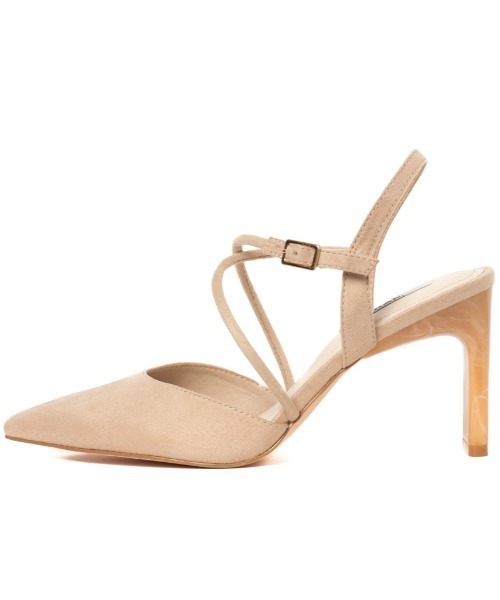 R&E(アールアンドイー)の「【R&E】クロスストラップスティックヒールパンプス(パンプス・レディース・アイボリー/ブラック系その他/ベージュ系その他/ブラック系その他2/ベージュ系その他2/ピンクベージュ/ネイビー/ブラック・22.5cm/23.5cm/24.5cm/23.0cm/24.0cm/22.0cm)」の16枚目の写真