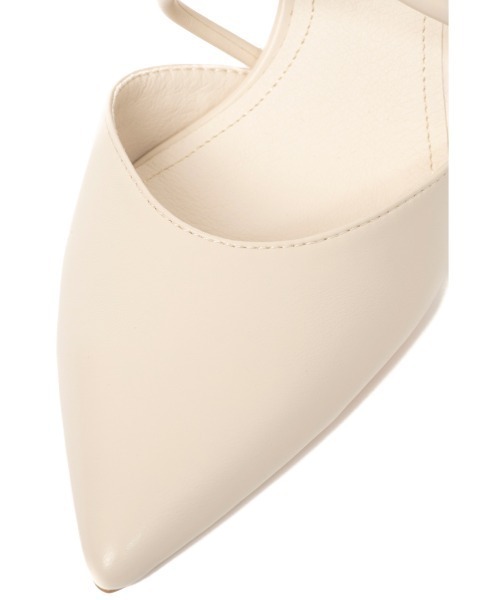 R&E(アールアンドイー)の「【R&E】クロスストラップスティックヒールパンプス(パンプス・レディース・アイボリー/ブラック系その他/ベージュ系その他/ブラック系その他2/ベージュ系その他2/ピンクベージュ/ネイビー/ブラック・22.5cm/23.5cm/24.5cm/23.0cm/24.0cm/22.0cm)」の11枚目の写真