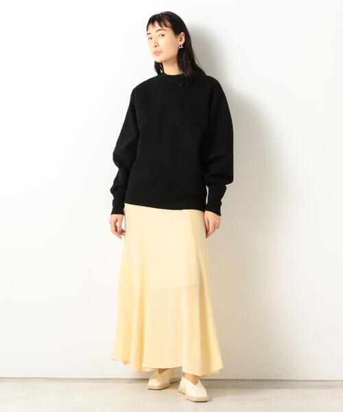 EDITION（エディション）の「HIGH TWIST SWEAT コットンビッグプルオーバー（スウェット・レディース・ブラック/サックスブルー/ピンク・FREE）」の16枚目の写真