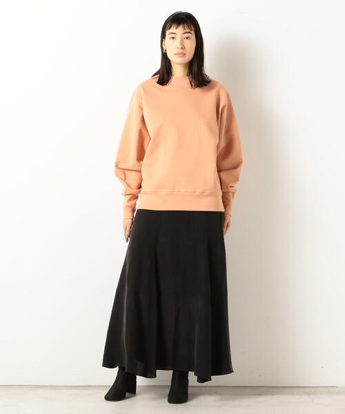 EDITION（エディション）の「HIGH TWIST SWEAT コットンビッグプルオーバー（スウェット・レディース・ブラック/サックスブルー/ピンク・FREE）」の4枚目の写真