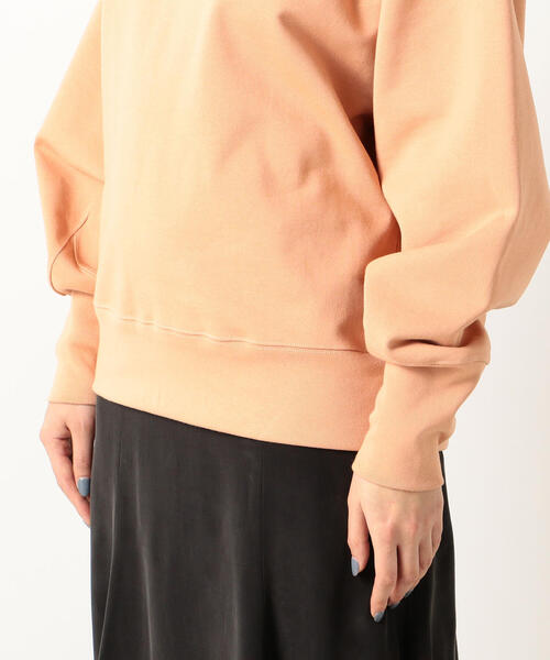 EDITION（エディション）の「HIGH TWIST SWEAT コットンビッグプルオーバー（スウェット・レディース・ブラック/サックスブルー/ピンク・FREE）」の9枚目の写真