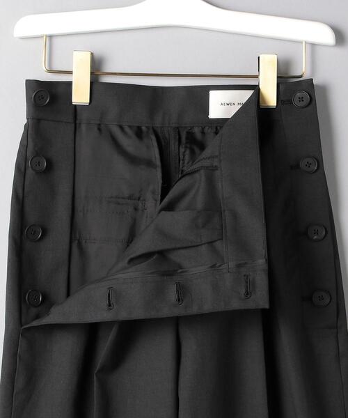 AEWEN MATOPH（イウエン マトフ）の「＜AEWEN MATOPH（イウエン マトフ）＞サイドボタン パンツ（その他パンツ・レディース・ホワイト/ブラック・36/34/38）」の10枚目の写真