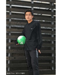 GRANDE.F.Pルーズフィット刺繍ロングスリーブTシャツ