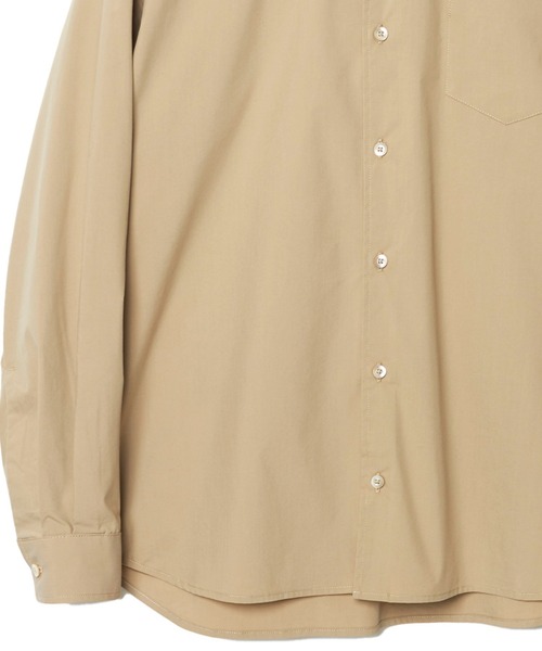 Milok（ミロック）の「SOLOTEX STRECH COTTON THE SHIRT（シャツ/ブラウス・メンズ・ブラック/ベージュ・44/48/46）」の3枚目の写真