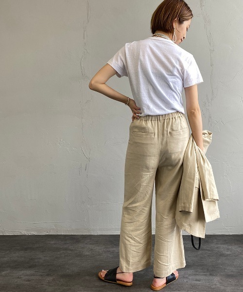 THE SHINZONE（ザ　シンゾーン）の「[THE SHINZONE/ザ シンゾーン] クルーネックTシャツ（Tシャツ/カットソー・レディース・グレー/ブラック/ホワイト・F）」の22枚目の写真