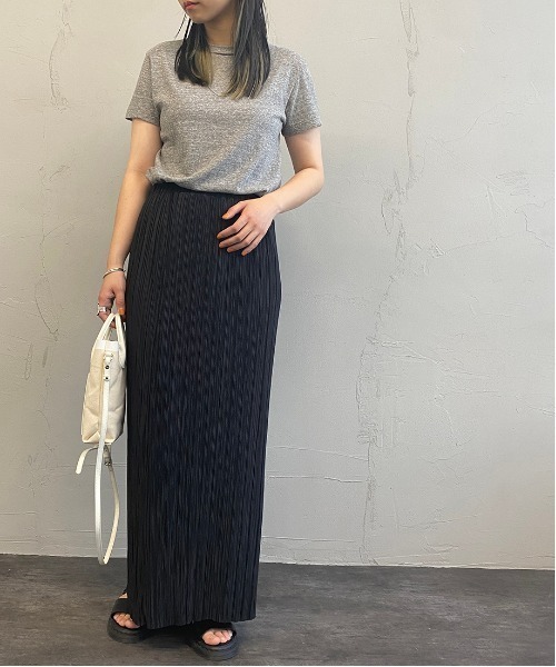 THE SHINZONE（ザ　シンゾーン）の「[THE SHINZONE/ザ シンゾーン] クルーネックTシャツ（Tシャツ/カットソー・レディース・グレー/ブラック/ホワイト・F）」の9枚目の写真