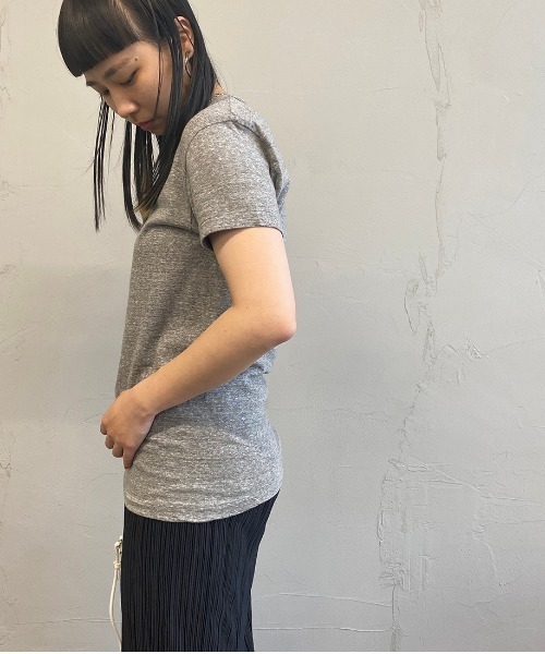 THE SHINZONE（ザ　シンゾーン）の「[THE SHINZONE/ザ シンゾーン] クルーネックTシャツ（Tシャツ/カットソー・レディース・グレー/ブラック/ホワイト・F）」の21枚目の写真