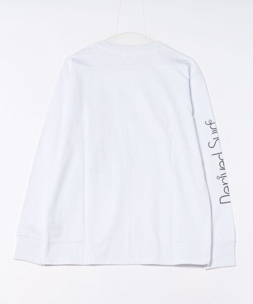 ARCHIVER(アーカイバ)の「【Bl】レギュラーシルエット長袖プリントTシャツ(Tシャツ/カットソー・レディース・ホワイト/ブラック/グレー/オレンジ・LARGE/MEDIUM)」の5枚目の写真