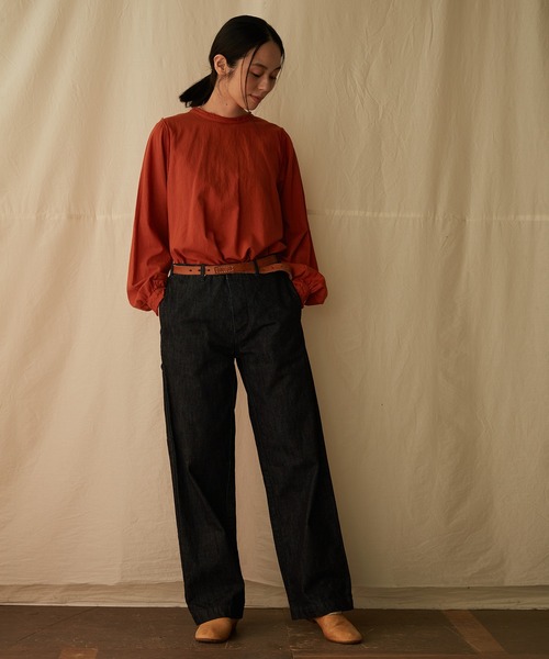 IKKUNA(イクナ)の「painter pants/ペインターパンツ(デニムパンツ・レディース・ワンウォッシュ・2/1)」の6枚目の写真