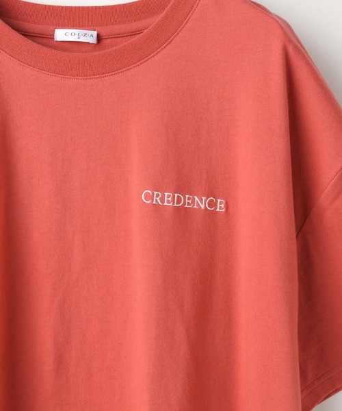 Honeys（ハニーズ）の「フォトプリントＴシャツ（Tシャツ/カットソー・レディース・ブラック/ホワイト×ブラック/オレンジ/ホワイト/グリーン・M/S/L）」の8枚目の写真