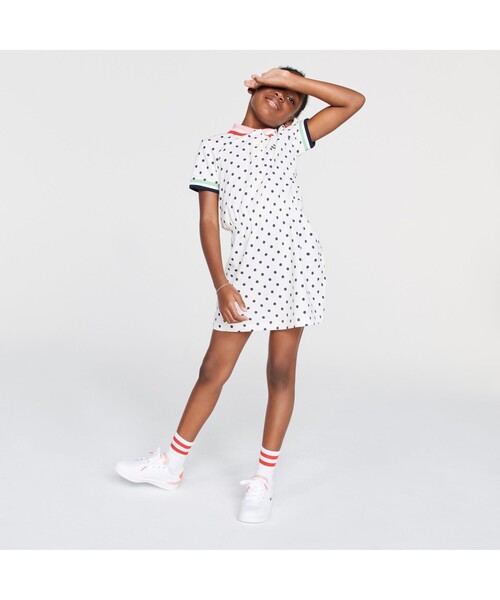 新しい到着 Girlsドットポロワンピース 限定セール Manzosburger Com