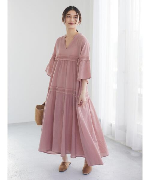 Furryrate（ファーリーレート）の「・furry rate ヨウリュウ＆レースワンピ＊（ワンピース・レディース・ブラック/オフホワイト/ピンク/モカ・FREE）」の9枚目の写真