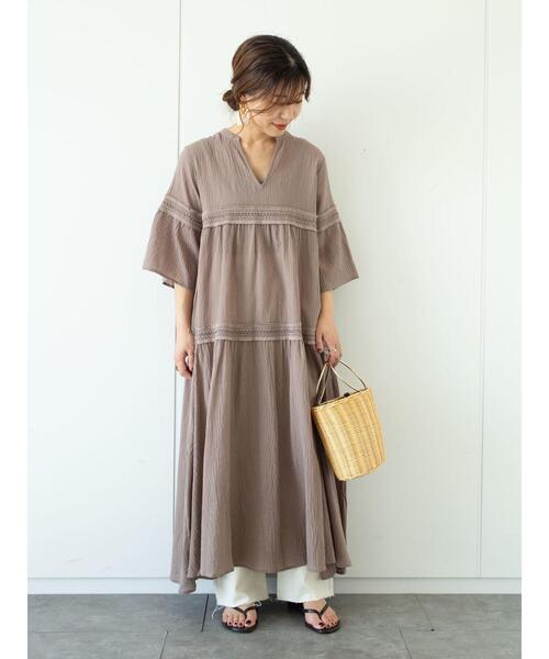 Furryrate（ファーリーレート）の「・furry rate ヨウリュウ＆レースワンピ＊（ワンピース・レディース・ブラック/オフホワイト/ピンク/モカ・FREE）」の10枚目の写真