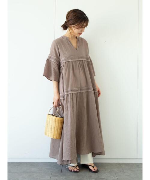 Furryrate（ファーリーレート）の「・furry rate ヨウリュウ＆レースワンピ＊（ワンピース・レディース・ブラック/オフホワイト/ピンク/モカ・FREE）」の18枚目の写真