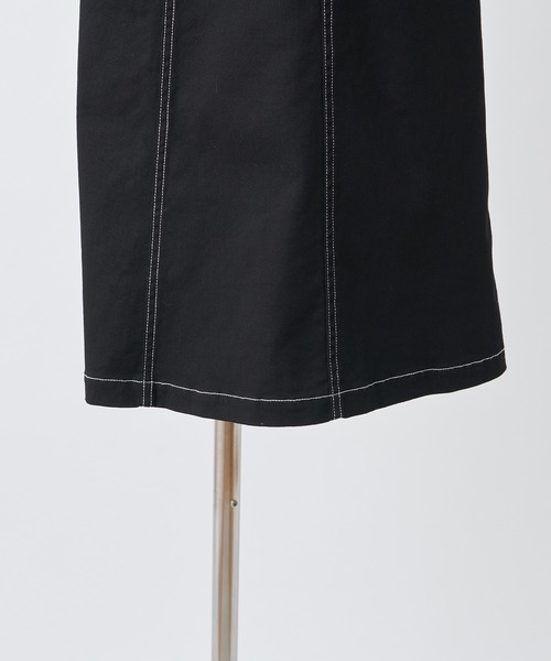 one after another NICE CLAUP(ワンアフターアナザーナイスクラップ)の「デニムミニキャミソールワンピース(ワンピース・レディース・ブラック/ネイビー/アイボリー・FREE)」の10枚目の写真