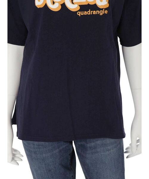 Ungrid（アングリッド）の「カラーロゴTee（Tシャツ/カットソー・レディース・ネイビー/レッド/オフホワイト・FREE）」の9枚目の写真