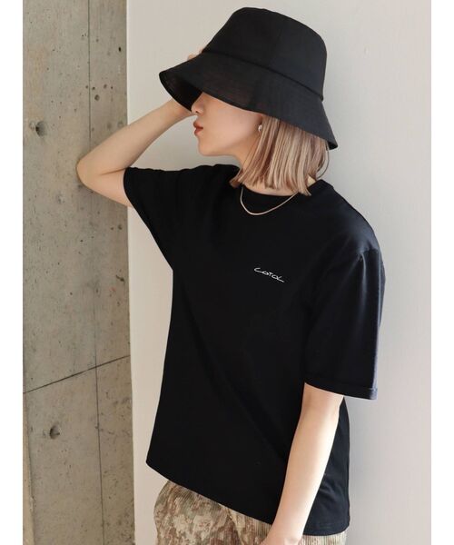 MURUA（ムルーア）の「【MURUA×古塔つみ】ショートヘアガールTシャツ（Tシャツ/カットソー・レディース・ホワイト/ブラック・FREE）」の16枚目の写真