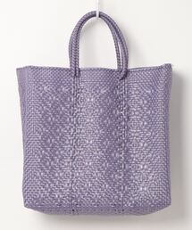 Letra | メルカドバッグ　ロンボ　パープル　ミディアム(かごバッグ)