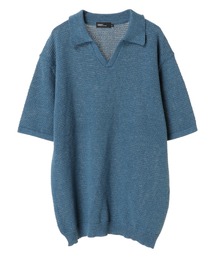 CRAFT STANDARD BOUTIQUE | 半袖スキッパーニットポロ　＊(ニット/セーター)