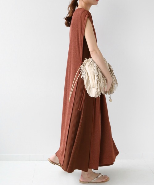 JOURNAL STANDARD relume 2WAYジョーゼットワンピース JOURNAL STANDARD relume｜ヘムギャザーロングワンピース