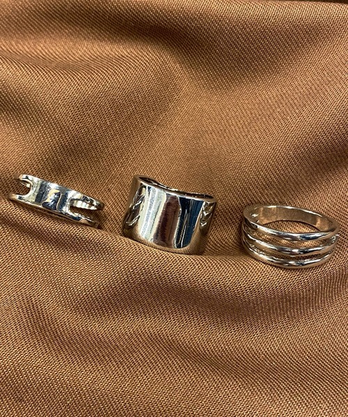 WEGO（ウィゴー）の「WEGO/【3点セット】ボリュームリング（リング・レディース・その他1/その他2/その他3/その他4・FREE）」の2枚目の写真