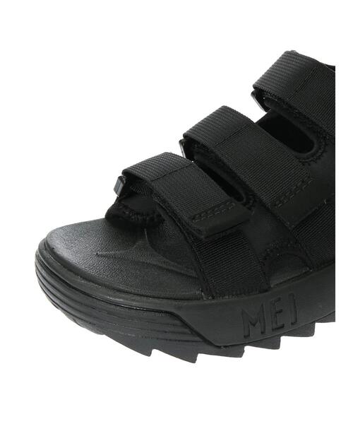 MEI（メイ）の「・MEI リサイクルナイロンベルトサンダル＊（サンダル・レディース・ブラック・M/L）」の5枚目の写真