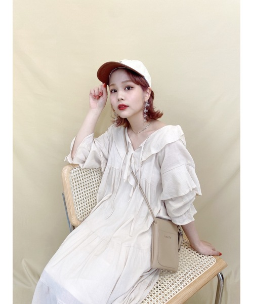 JUMELLE（ジュメロ）の「ビーズピアス（ピアス（両耳用）・レディース・ピンク/クリア・FREE）」の9枚目の写真
