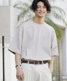 ADMIX/ATELIER SAB MEN | ヘビーウェイト コットン 10.2オンス オーバーサイズ ビッグ Tシャツ 半袖 胸ポケット付き(Tシャツ/カットソー)