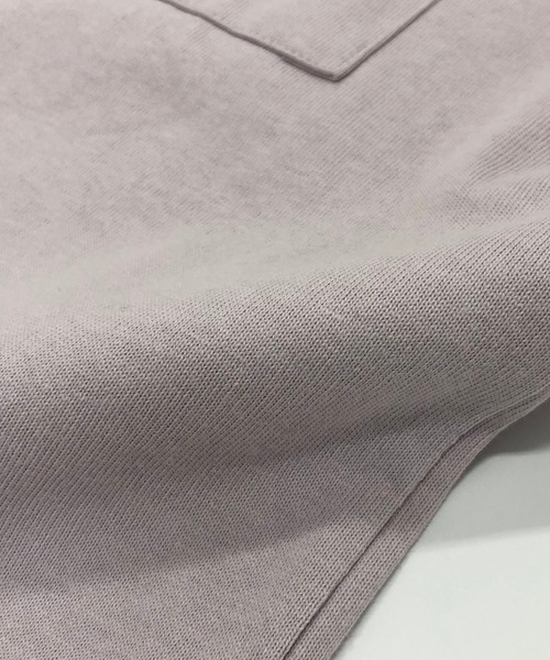 ADMIX/ATELIER SAB MEN（アドミックスアトリエサブメン）の「ヘビーウェイト コットン 10.2オンス オーバーサイズ ビッグ Tシャツ 半袖 胸ポケット付き（Tシャツ/カットソー・メンズ・グレイッシュベージュ/アイボリー/ラベンダー/杢グレー/オートミール/ライトイエロー/サックスブルー/ブラック/オフホワイト/スモークピンク・52/48/50）」の12枚目の写真