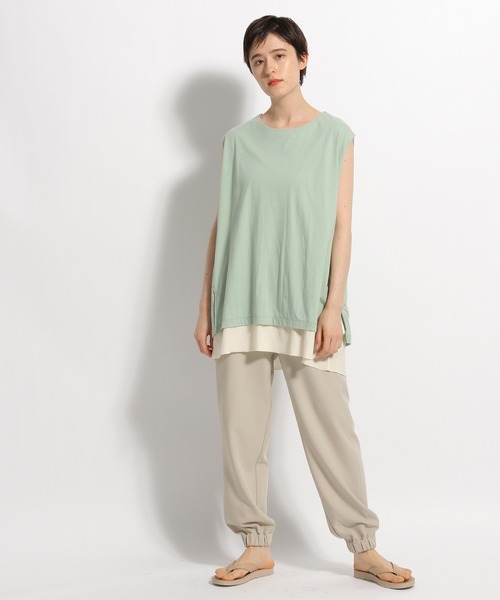 niko and...（ニコアンド）の「リラックスジョガーパンツ（その他パンツ・レディース・ライトブルー/ライトベージュ/ブラック・MEDIUM/LARGE）」の6枚目の写真