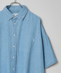 U.S. POLO ASSN. | 【U.S. POLO ASSN. /ユーエスポロアッスン】別注ワンポイント刺繍ロゴビッグシルエットシャツ/WEB限定(シャツ/ブラウス)