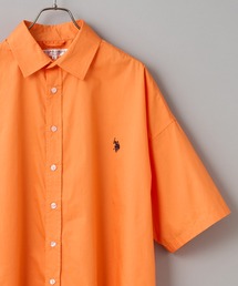 U.S. POLO ASSN. | 【U.S. POLO ASSN. /ユーエスポロアッスン】別注ワンポイント刺繍ロゴビッグシルエットシャツ/WEB限定(シャツ/ブラウス)