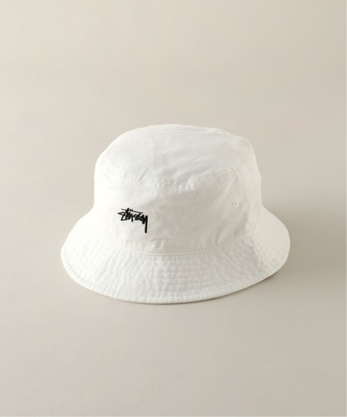 STUSSY（ステューシー）の「【STUSSY / ステューシー】 Stock Bucket Hat（ハット・メンズ・ブラック/アイボリー/グリーン系その他・FREE）」の2枚目の写真