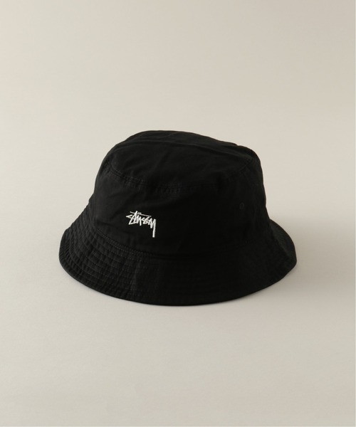 STUSSY（ステューシー）の「【STUSSY / ステューシー】 Stock Bucket Hat（ハット・メンズ・ブラック/アイボリー/グリーン系その他・FREE）」の3枚目の写真