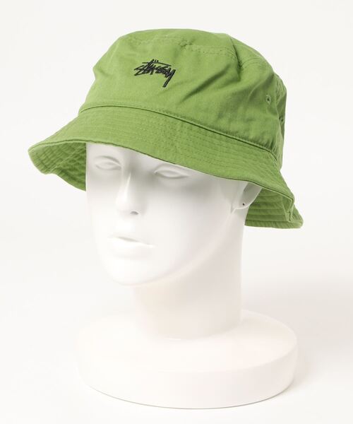 STUSSY（ステューシー）の「【STUSSY / ステューシー】 Stock Bucket Hat（ハット・メンズ・ブラック/アイボリー/グリーン系その他・FREE）」の17枚目の写真