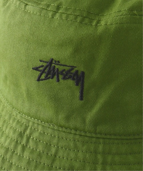 STUSSY（ステューシー）の「【STUSSY / ステューシー】 Stock Bucket Hat（ハット・メンズ・ブラック/アイボリー/グリーン系その他・FREE）」の14枚目の写真