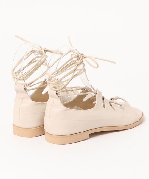Amiur(エミレ)の「casual lace up sandal(サンダル・レディース・アイボリー・S/M/L)」の15枚目の写真