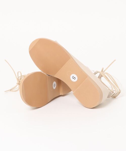 Amiur(エミレ)の「casual lace up sandal(サンダル・レディース・アイボリー・S/M/L)」の16枚目の写真