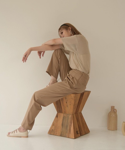 Amiur(エミレ)の「casual lace up sandal(サンダル・レディース・アイボリー・S/M/L)」の6枚目の写真